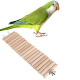 Parrot Bird Hamster Color Round Wood Small Plank Road Ladder Toy, 30cm, 40cm, 50cm, 60cm