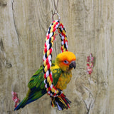 Pet Bird Bite-resistant Cotton Rope Swing Ring Toy Climbing Ring, Diameter 18cm, Diameter 25cm