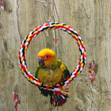 Pet Bird Bite-resistant Cotton Rope Swing Ring Toy Climbing Ring, Diameter 18cm, Diameter 25cm