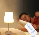 LED Reading Eye Protection Desk Lamp Touch Dimmable USB Charging Table Lamp with Remote Control