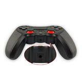 Rubberized Wireless Game Controller Bluetooth Handle for PS4 Host