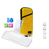 iplay Host Storage Bag Tempered Film + Rocker Cap + Protective Shell 7 in 1 Protection Bag Soft Bag Set For Switch Lite