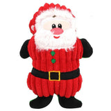 WJ084 Christmas Santa Claus Pet Dog Toys Chew Squeaker Pet Plush Toys