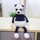 Striped Animal Plush Toy Doll Creative Animal Doll, Monkey 15cm, Fox 15cm, Panda 15cm, Elephant 15cm, Dog 15cm, Pig 15cm, Lion 15cm, Gray Rabbit 15cm, Pink Rabbit 15cm, Rhinoceros 15cm, Duck 15cm, Bear 15cm, Monkey 33cm, Fox 33cm, Panda 33cm