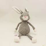 Striped Animal Plush Toy Doll Creative Animal Doll, Monkey 15cm, Fox 15cm, Panda 15cm, Elephant 15cm, Dog 15cm, Pig 15cm, Lion 15cm, Gray Rabbit 15cm, Pink Rabbit 15cm, Rhinoceros 15cm, Duck 15cm, Bear 15cm, Monkey 33cm, Fox 33cm, Panda 33cm