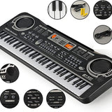 MQ-6106 61-key Multi-function Children Simulation Electronic Piano Children Intelligence Music Toys, EU Plug, MQ-6106 61-key Piano