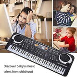 MQ-6106 61-key Multi-function Children Simulation Electronic Piano Children Intelligence Music Toys, EU Plug, MQ-6106 61-key Piano