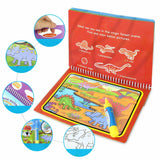 Water Drawing Book Coloring Book Doodle & Magic Pen Painting Drawing Board for Kids Toys Birthday Gift