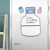 Wishing Bottle Wall Sticker Message Board Magnetic Schedule Refrigerator Sticker, Wishing Bottle