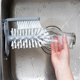 Suction Wall Lazy Cup Cleaning Brush Kitchen Bar Cleaning Tool, Suction Wall Cup Cleaning Brush