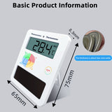 Pcsensor Fish Tank Indoor Solar Cell-free LCD High-precision Light Energy Thermometer, Fish Tank Thermometer