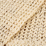 Natural Sisal Long Rubbing Towel with Handle Bath Strip Plant Fiber Bath Wipe, Sisal Long Rubbing Towel