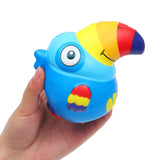 Slow Rebound Toucan PU Simulation Animal Decompression Crafts Toy, Slow Rebound Toucan