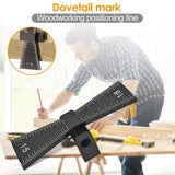 Aluminum Alloy Dovetail Line Marker Compact Woodworking Tool, Dovetail Line Marker