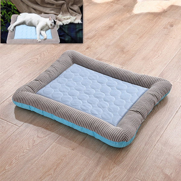 Summer Ice Silk Nest Pads Small and Medium-sized Multifunctional Cool Pet Nest Dog Cat Pad, S, M, L