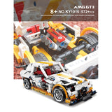 Modified Racing Model Lego Assembled Building Block Gear Children Educational Toys, KY1016, KY1017, KY1018, KY1019