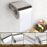 Wall Mounted Tissue Holder Stainless Steel Bathroom Roll Tissue Box Toilet Paper Holder, Roll Tissue Box Holder