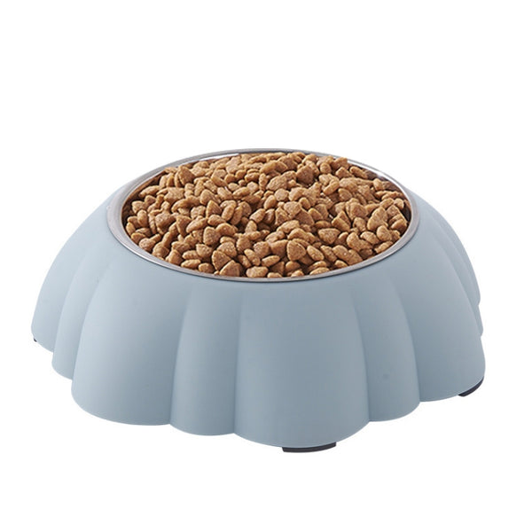 Stainless Steel Plastic Pumpkin Creative Pet Food Bowl