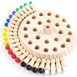 Wooden Children Early Education Memory Chess Concentration Memory Training Educational Toy