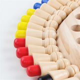 Wooden Children Early Education Memory Chess Concentration Memory Training Educational Toy