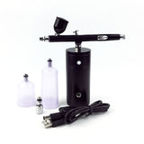 Portable Rechargeable Mini Electric Small Airbrush Air Pump Set Color Painting Tool For Painting, Airbrush Air Pump