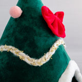 Three-dimensional Sponge Christmas Hat Shaped Pet Bed Nest Warmth Supplies, Small 38x45cm, Medium 45x55cm, Large 55x65cm