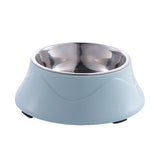 Pet Food Bowl Stainless Steel Dog Cat Dual-use Bowl, Blue, Pink, Green