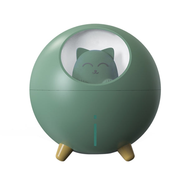 WT-TX5 USB Humidifier Mini Planet Cat Desktop Purifier, Rechargeable Type White, Rechargeable Type Pink, Rechargeable Type Green