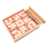 Sudoku Nine Square Grid Game Board Children Logical Thinking Puzzle Board Game, Blue, Pink