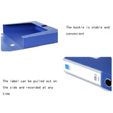 Deli 5683 File Box A4 Plastic File Box 55mm Office Storage Box Information Box