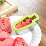 Simple Watermelon Dicing Device Popsicle Shape Mold Watermelon Slice Model Random Color Delivery, 6 PCS Watermelon Dicing