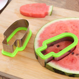 Simple Watermelon Dicing Device Popsicle Shape Mold Watermelon Slice Model Random Color Delivery, 6 PCS Watermelon Dicing