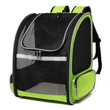 Full Net Breathable Pet Backpack For Easy Going Out Pet Backpack, Green, Black, Orange, Gray