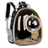 Space Capsule Pet Bag Panoramic Transparent Cat Go Out Portable Breathable Backpack, with Cover