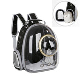 Space Capsule Pet Bag Panoramic Transparent Cat Go Out Portable Breathable Backpack, with Cover