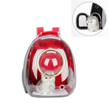 Space Capsule Pet Bag Panoramic Transparent Cat Go Out Portable Breathable Backpack, with Cover