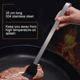 Silicone Oil Brush Stainless Steel Barbecue Brush Seasoning Brush DIY Cake Barbecue Baking Tool