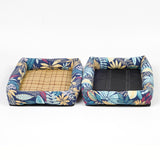 Summer Pet Non-removable Side Dog Mat Pet Bed, S 45X35X6cm, M 53X40X6cm, L 65X55X8cm, XL 83X66X8cm