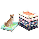 Summer Pet Non-removable Side Dog Mat Pet Bed, S 45X35X6cm, M 53X40X6cm, L 65X55X8cm, XL 83X66X8cm