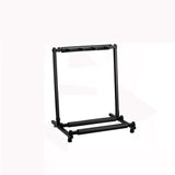 Foldable Long Metal Guitar Display Stand Shelf, Three Racks, Five Racks, Seven Racks, Nine Racks