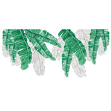 FX-C24 Green Shade Banana Leaf Home Wall Decoration Self-adhesive Removable Wall Stickers