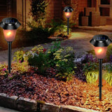 Solar Flame Dynamic Landscape Lamp LED Outdoor Garden Lawn Light