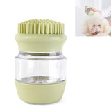 Pet Bath Brush Silicone Multifunctional Massage Pet Supplies, Green, Pink