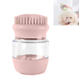 Pet Bath Brush Silicone Multifunctional Massage Pet Supplies, Green, Pink