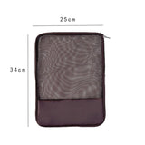 Translucent Mesh Zipper File Bag Special Stationery Storage Bag For Student Exams Random Colour, Stationery Storage Bag