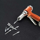 Pneumatic Rivet Tool Vertical Rivet Tool Decoration Nail Tool Pneumatic Tool, Color Random Delivery, Vertical Rivet Tool