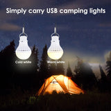 USB Bulb Camping Light Emergency Light, 2 PCS