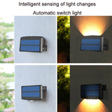 With Ground Plug Wiring Free Infrared Sensor Waterproof Solar Lighting Wall Light, With Ground Plug White Light, With Ground Plug Warm Light, With Ground Plug RGB