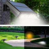 With Ground Plug Wiring Free Infrared Sensor Waterproof Solar Lighting Wall Light, With Ground Plug White Light, With Ground Plug Warm Light, With Ground Plug RGB