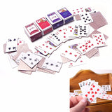 1:12 DIY Cute Dollhouse Poker Playing Cards Style Random Mini Poker Doll Accessories, 1:12 Cute Dollhouse Poker